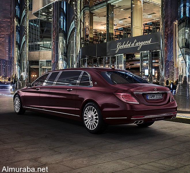 “فيديو” رصد مرسيدس مايباخ بولمان S600 الجديدة والطويلة Mercdes-Maybach