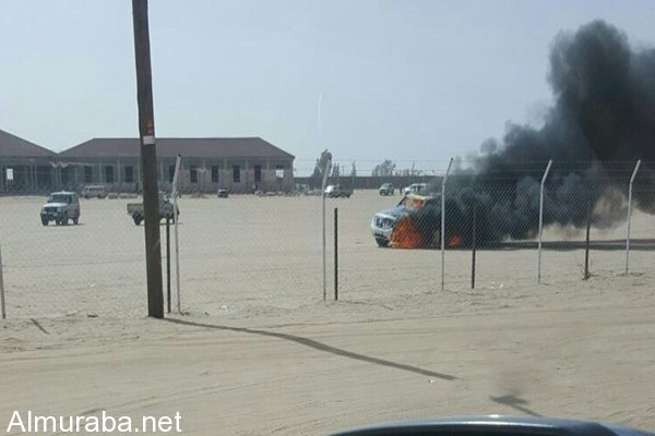 "بالصور" مواطن يحرق نيسان باترول 2016 إرضاءً لأحد أبناء قبيلته بنجران ٢٠١٦٠١١٢_١٥٥٨٣٨