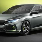 تسريب صور لسيارة "هوندا" سيفيك قبيل عرضها بمعرض سيارات جنيف Honda 2017 2