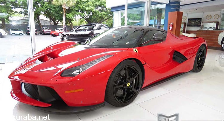 سيارة “لافيراري” حمراء بسعر 4.7 مليون دولار بالولايات المتحدة LaFerrari