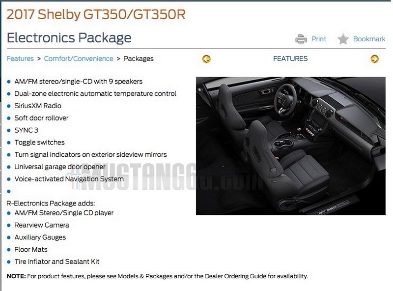 سيارة "فورد" شيلبي موستنج GT350 تحصل على تحديثات جديدة Ford 2017 سيارة "فورد" شيلبي موستنج GT350 تحصل على تحديثات جديدة Ford 2017 3