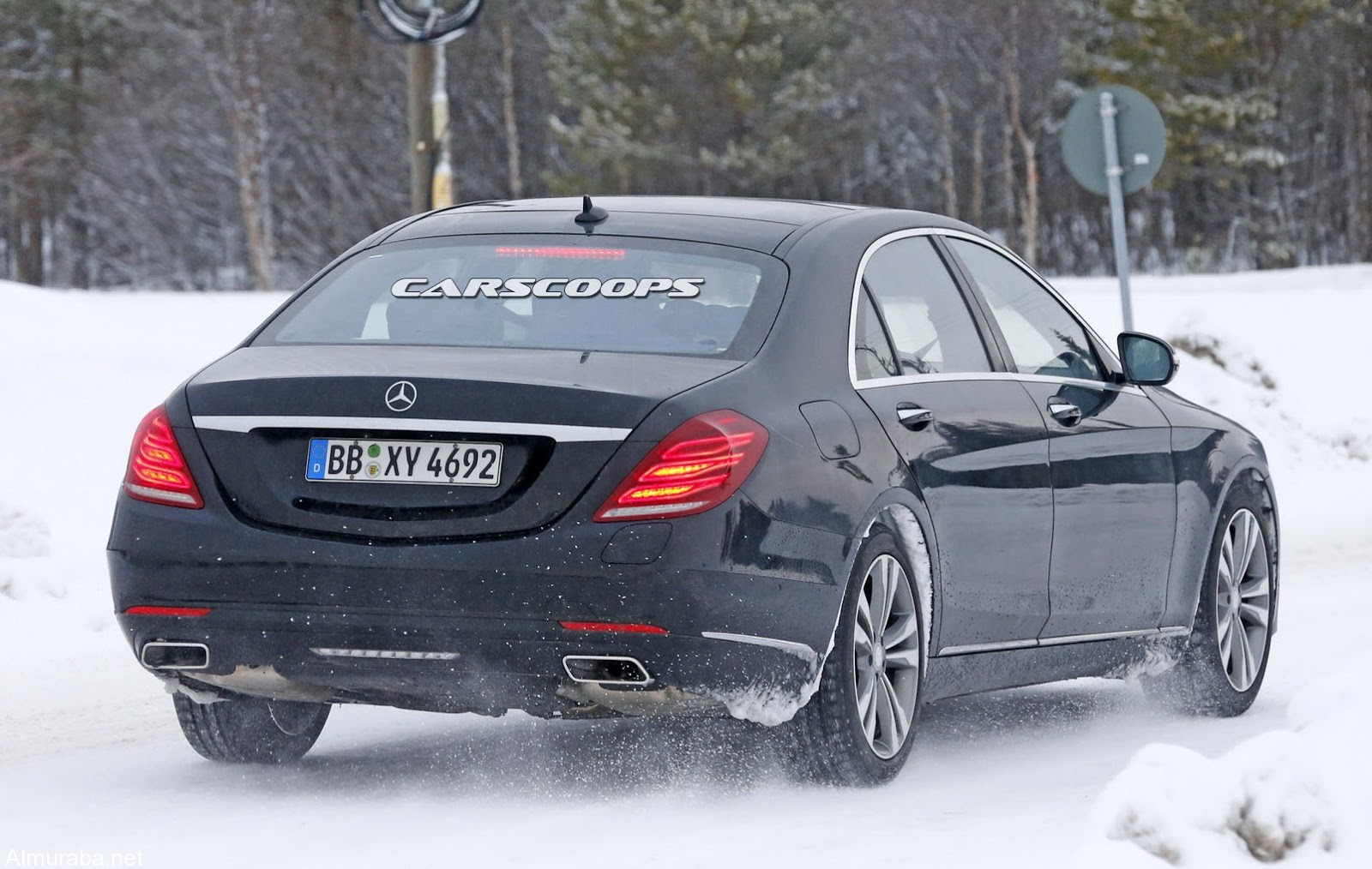 "صور تجسسية" لسيارة "مرسيدس بنز" S-Class موديل عام 2018 Mercedes "صور تجسسية" لسيارة "مرسيدس بنز" S-Class موديل عام 2018 Mercedes 8