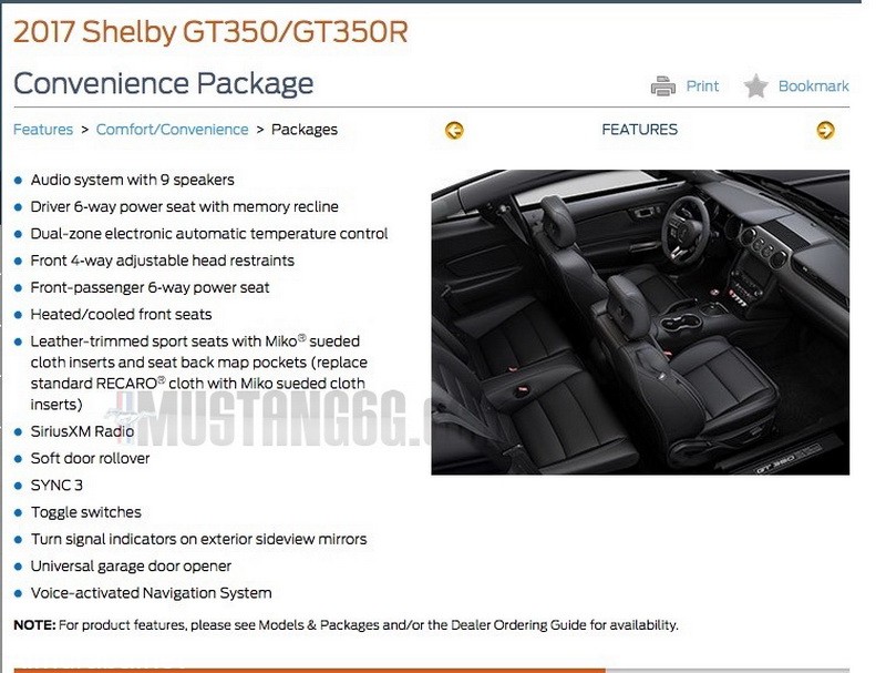 سيارة "فورد" شيلبي موستنج GT350 تحصل على تحديثات جديدة Ford 2017 سيارة "فورد" شيلبي موستنج GT350 تحصل على تحديثات جديدة Ford 2017 2