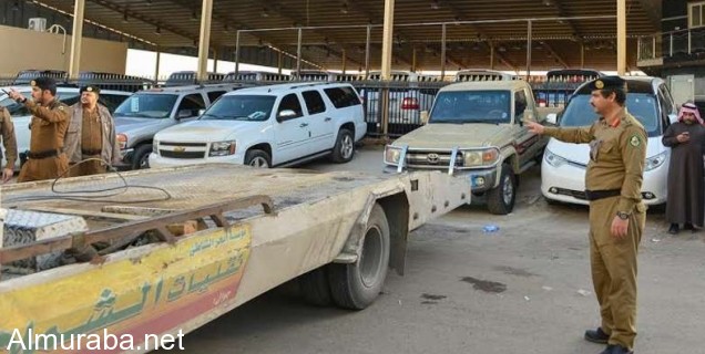 “بالصور“ إدارة مرور الرياض تطلق حملة على معارض السيارات في منطقة الشفا news0-1455455478