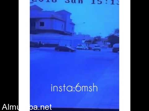 “فيديو” حادث دورية اثناء عملية مطاردة داخل أحد الأحياء