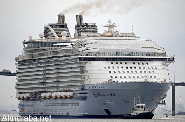 “بالصور” شاهد أكبر سفينة في العالم أطول من برج إيفل