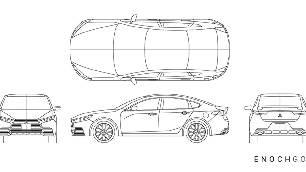يبدو أن "ميتسوبيشي" لانسر 2018 القادمة لن ترى النور كما هو مخطط له Mitsubishi 2018-mitsubishi-lancer-rendering