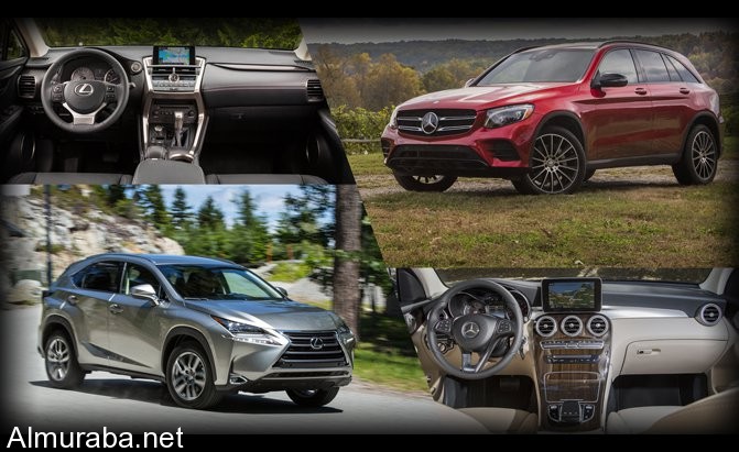 “استطلاع” أي السيارتين تفضل؟ “لكزس” NX أم “مرسيدس بنز” Mercedes-Benz Vs Lexus 2016 GLC