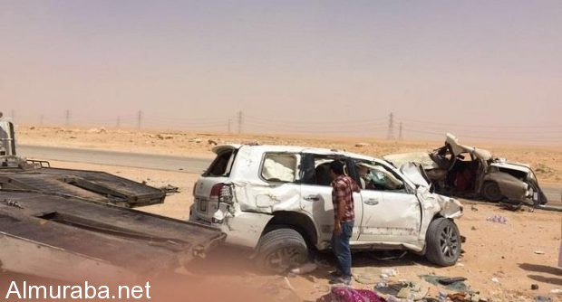 “فيديو” شاهد لحظة وقوع حادث مروري مروع بالأحساء