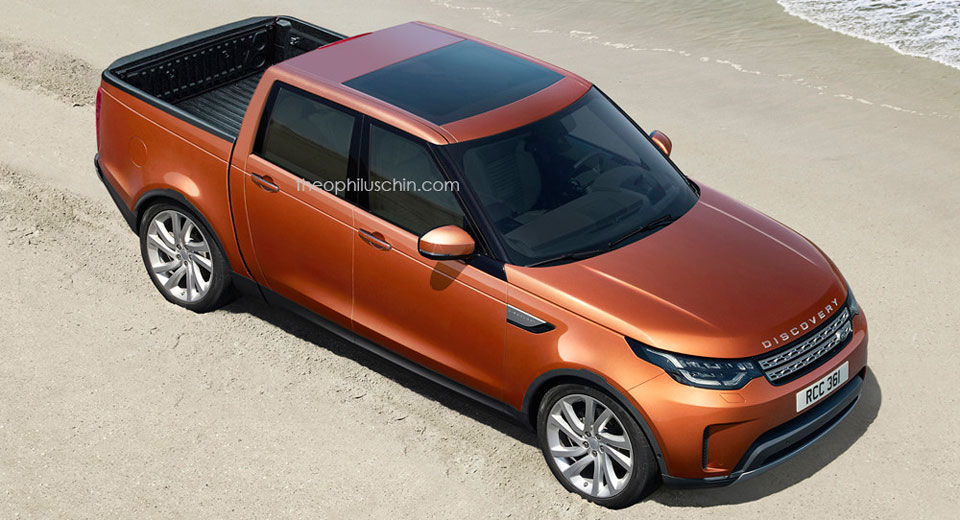 “صور تخيلية” لبيك أب لاند روفر مستندة على موديل الديسكفري Land Rover Pickup