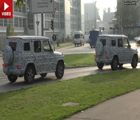 ”فيديو” شاهد مرسيدس بنز الفئة- G موديل 2018 الجديدة كليا تختبر في النمسا