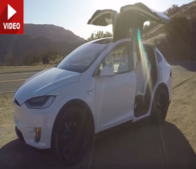 “فيديو“ شاهد السيارة الكهربائية تسلا موديل إكس Tesla Model X P90D