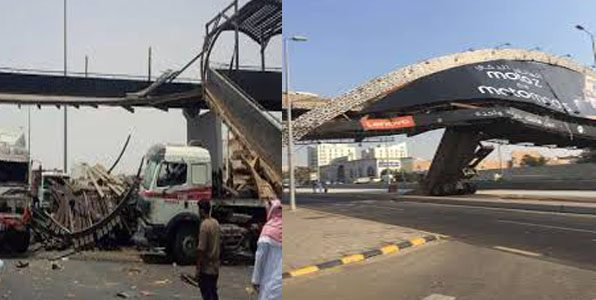 “فيديو“ أمانة جدة تطالب سائق الشاحنة الذي اصطدم بـ جسر المشاة بدفع 4 ملايين ريال sans-titre3