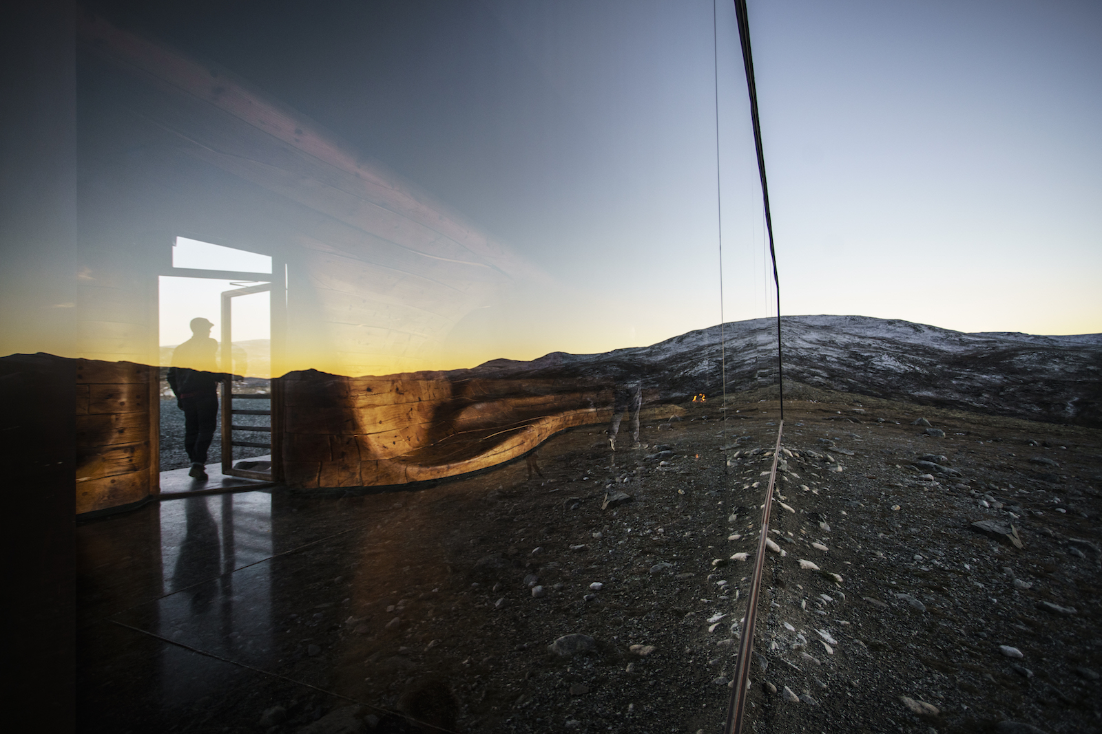 NORWAY. 2016. The Wild Reindeer Centre Pavillion in the Dovre mountains, designed by Snøhetta.