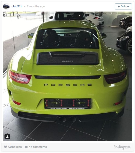 "بالصور" شاهد بورش 911 آر بألوان غريبة وجذابة Porsche 911 R 5