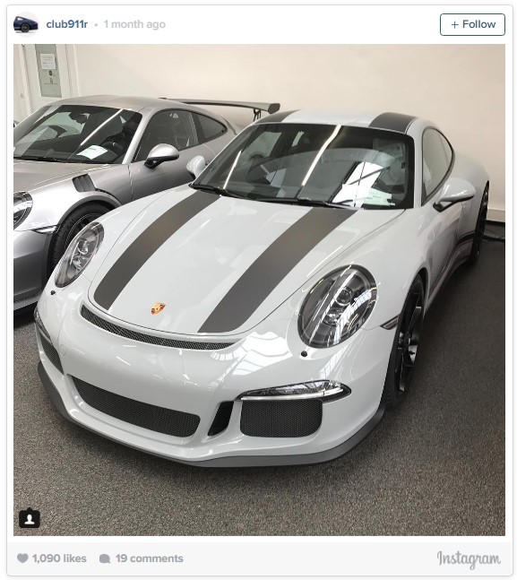 "بالصور" شاهد بورش 911 آر بألوان غريبة وجذابة Porsche 911 R 6