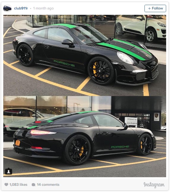 "بالصور" شاهد بورش 911 آر بألوان غريبة وجذابة Porsche 911 R 8