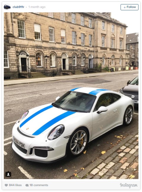 "بالصور" شاهد بورش 911 آر بألوان غريبة وجذابة Porsche 911 R 9