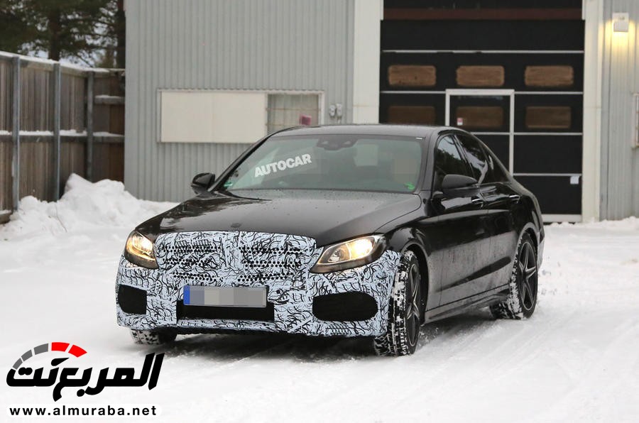 "صور تجسسية" أثناء اختبار فيس ليفت "مرسيدس إيه إم جي" C 43 بالتحديثات المحدودة Mercedes-AMG 2019 2