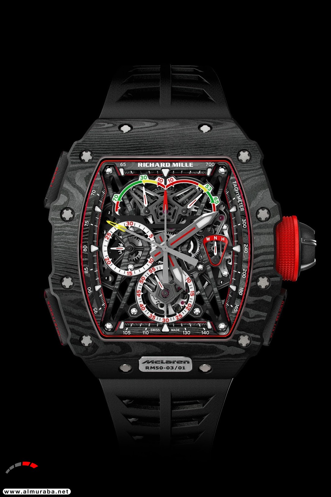 "بالصور" مكلارين تعلن عن ساعة يد جديدة بالتيتانيوم والجرافين بسعر مليون دولار! "بالصور" مكلارين تعلن عن ساعة يد جديدة بالتيتانيوم والجرافين بسعر مليون دولار! 2