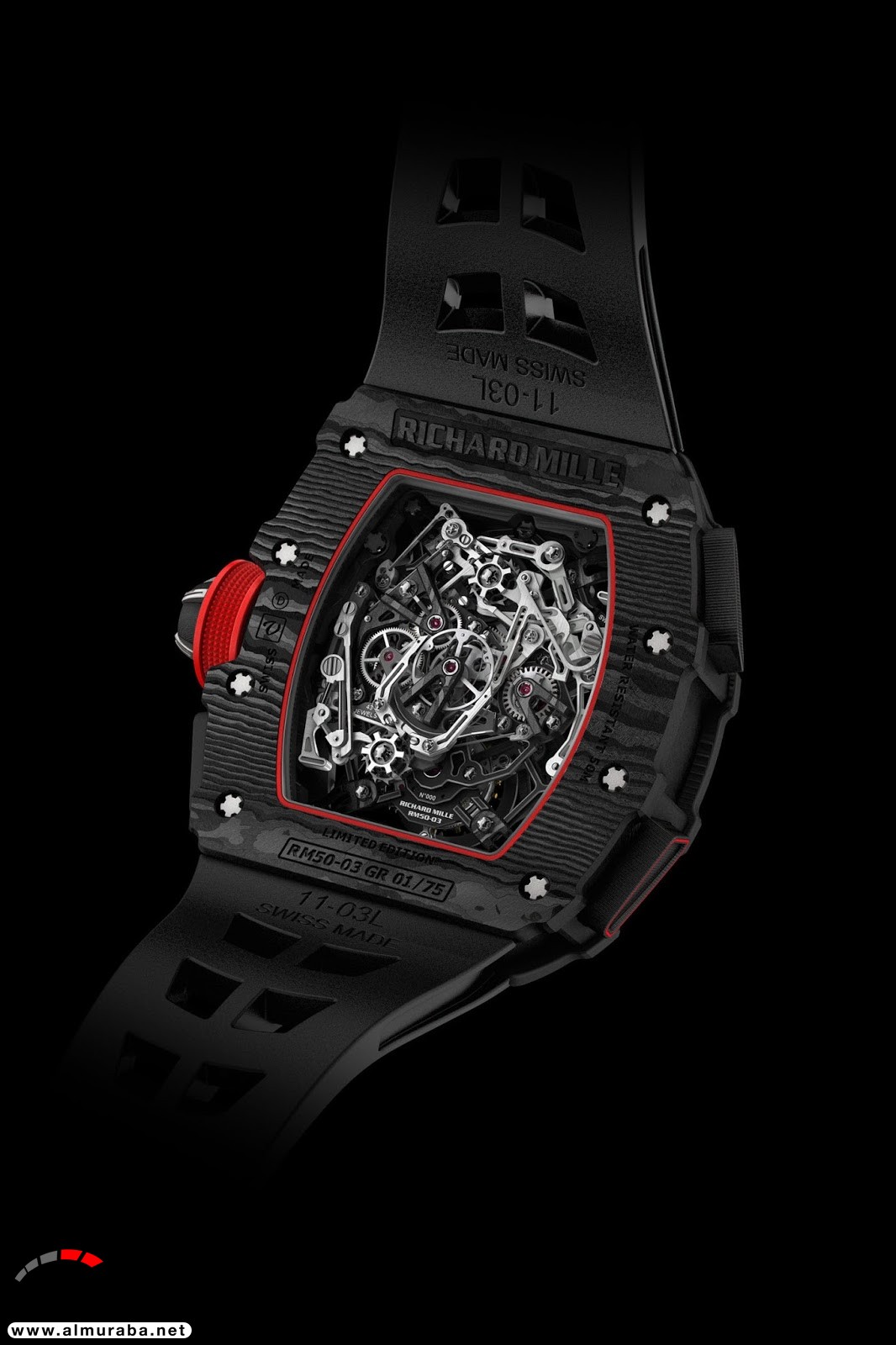 "بالصور" مكلارين تعلن عن ساعة يد جديدة بالتيتانيوم والجرافين بسعر مليون دولار! "بالصور" مكلارين تعلن عن ساعة يد جديدة بالتيتانيوم والجرافين بسعر مليون دولار! 3