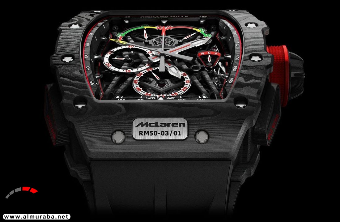 "بالصور" مكلارين تعلن عن ساعة يد جديدة بالتيتانيوم والجرافين بسعر مليون دولار! "بالصور" مكلارين تعلن عن ساعة يد جديدة بالتيتانيوم والجرافين بسعر مليون دولار! 5