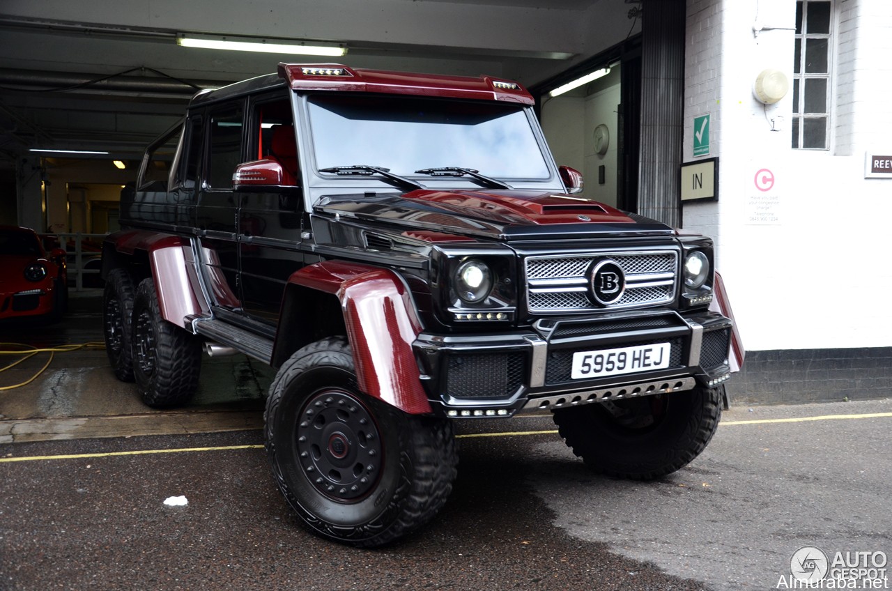 "بالصور" شاهد سيارتين مرسيدس جي 63 6X6 في لندن كل منهم يمتلك قوة 544 حصان 8