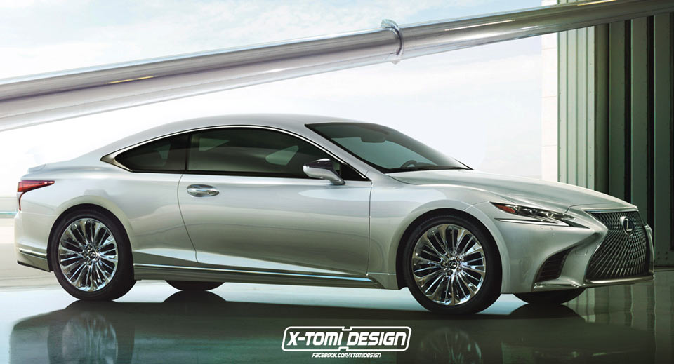 “صورة افتراضية” للكزس إل إس الجديدة كليا 2018 في شكل كوبيه Lexus LS