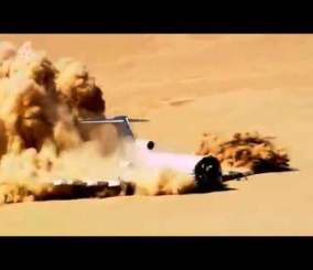 “فيديو” شاهد كيف يتم اختبار اصطدام طائرة بوينغ 727 على الأرض