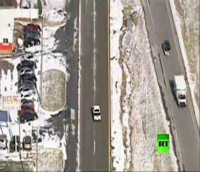 “فيديو” شاهد جانبا من مطاردة طويلة للشرطة الأمريكية