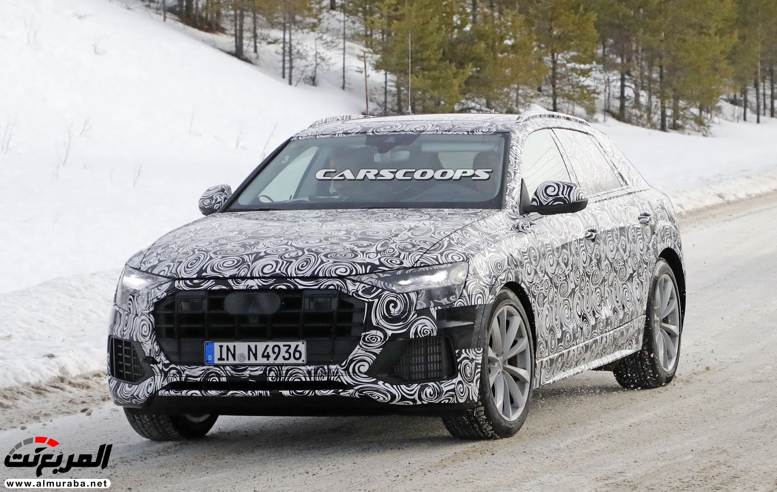 "صور تجسسية" أثناء اختبار "أودي" Q8 الكروس أوفر الكوبيه 2019 إلى جانب منافسيها Audi "صور تجسسية" أثناء اختبار "أودي" Q8 الكروس أوفر الكوبيه 2019 إلى جانب منافسيها Audi 12