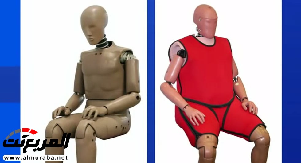 اتجاه لزيادة أحجام دُمى اختبارات تصادم السيارات بسبب ارتفاع معدلات السمنة بالعالم اتجاه لزيادة أحجام دُمى اختبارات تصادم السيارات بسبب ارتفاع معدلات السمنة بالعالم 1