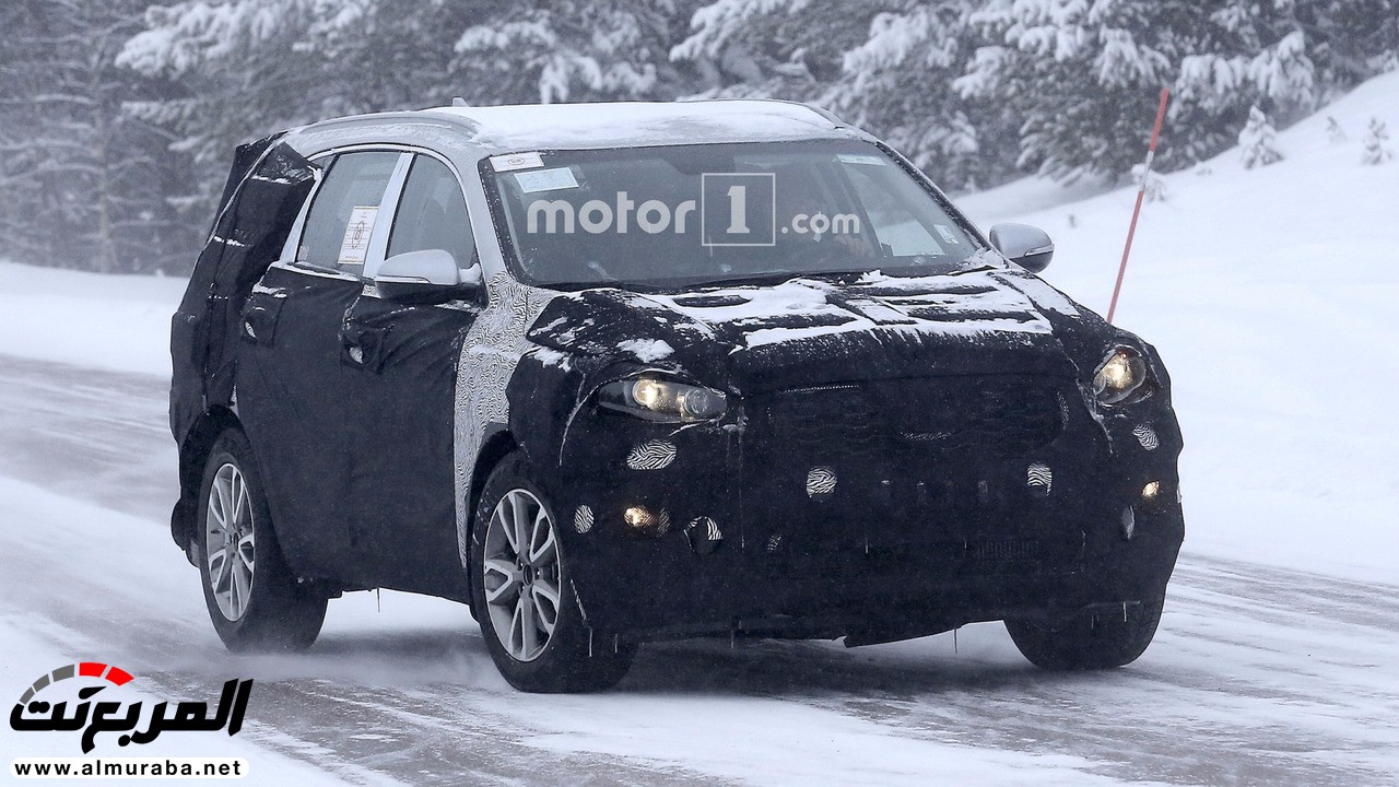 "صور تجسسية" أثناء اختبار فيس ليفت "كيا سورينتو" 2018 بمقدمة جديدة 3