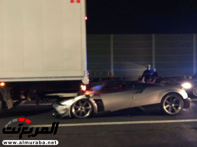 "باجاني هوايرا BC" الهايبركار ذات قوة 790 حصان تتحطم في حادث بروما "باجاني هوايرا BC" الهايبركار ذات قوة 790 حصان تتحطم في حادث بروما 4