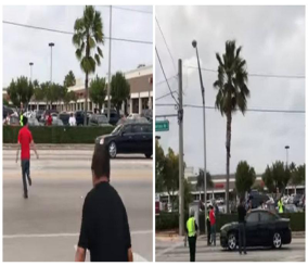 “فيديو” شاهد لحظة اعتراض سيارة الرئيس الصيني خلال موكبه في زيارته للولايات المتحدة الأميركية