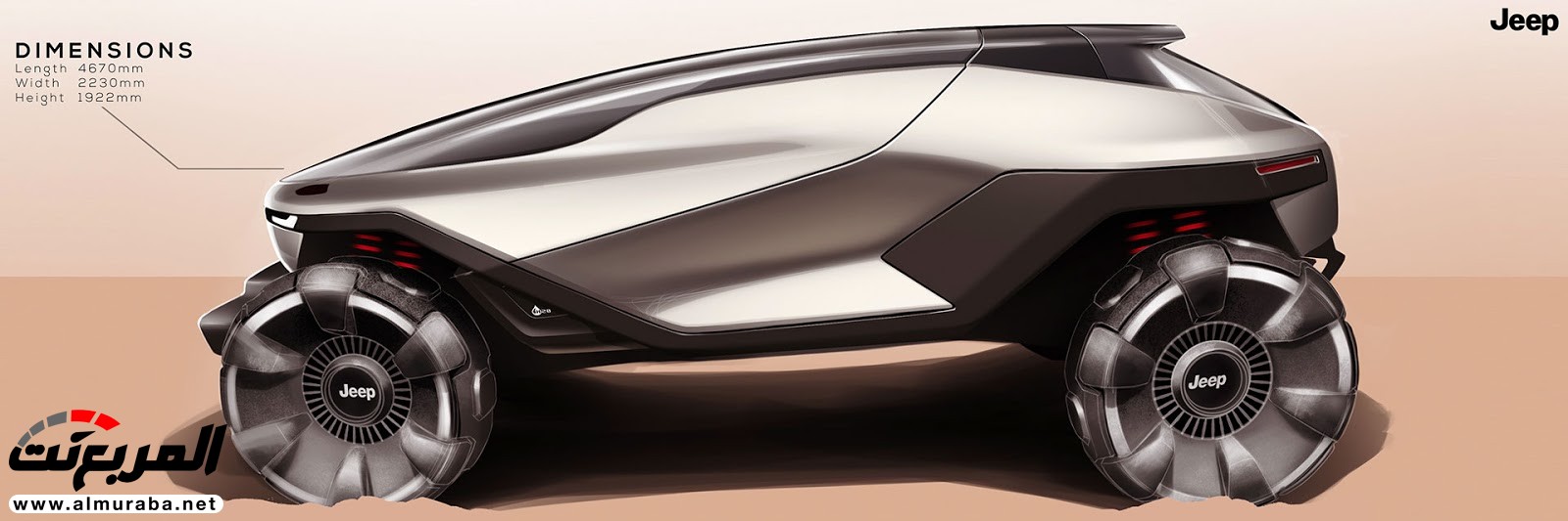 تخيلوا أن تكون جيب للطرق الوعرة بهذا الشكل في 2035 تخيلوا أن تكون جيب للطرق الوعرة بهذا الشكل في 2035 10