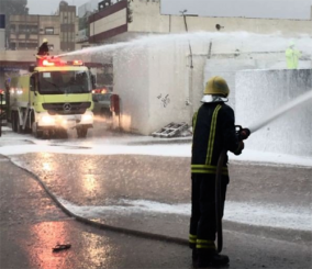 “فيديو” شاهد اشتعال النيران في خزان وقود بإحدى محطات تعبئة الوقود بمنطقة الباحة