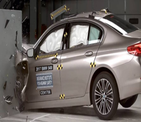 “فيديو”شاهد اختبار تصادم إم دبليو الفئة الخامسة 2017