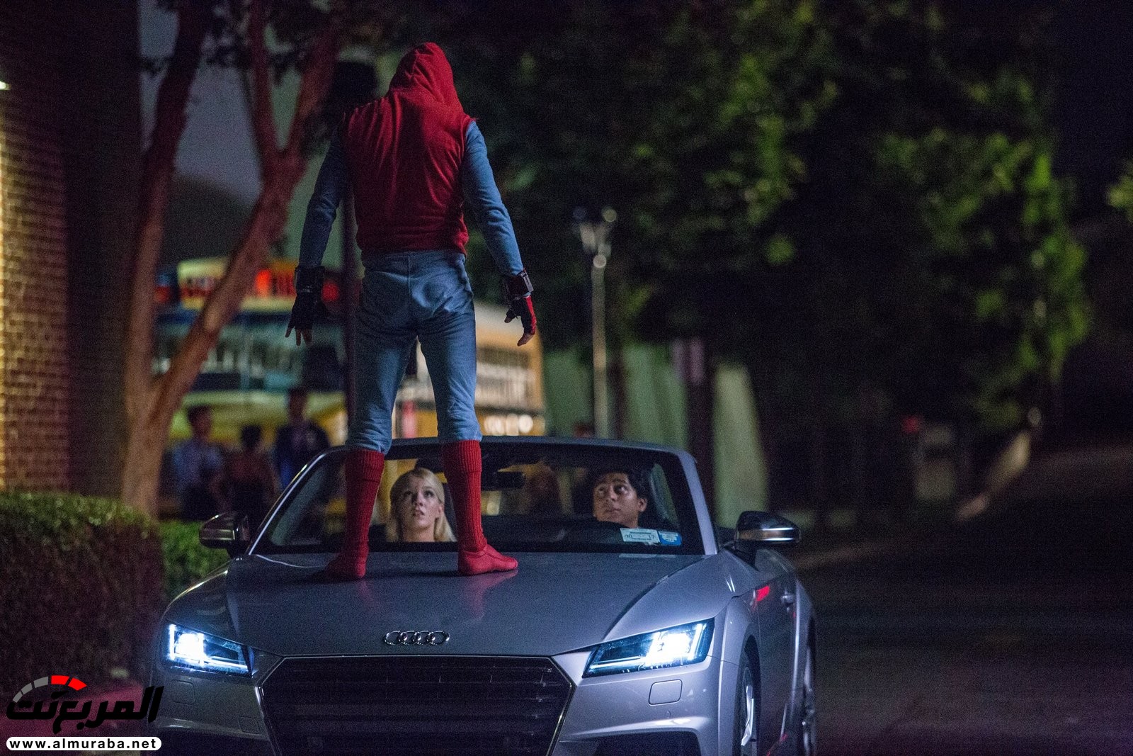 أودي A8 الجديدة يشوّق لها بتجربتها مع سبايدر مان 1