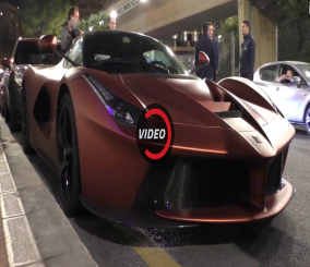 “فيديو” شاهد لافيراري البرونزية تستعرض في شوارع موناكو LaFerrari