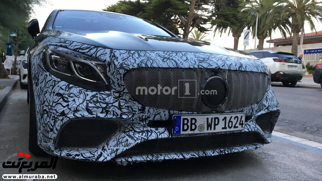 مرسيدس إس كلاس كوبيه 2018 ترصد أثناء اختبارها في إسبانيا 2