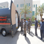 تدشين سيارة الإسعاف الجديدة الخاصة بأعمال الخدمات الطبية بالقوات بالرياض 1