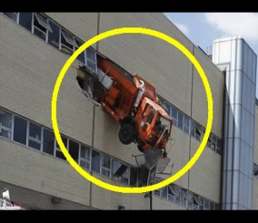 “فيديو” شاهد ما يمكن أن يكون أسوء 10 حوادث لسائقي سيارات نقل…..2017