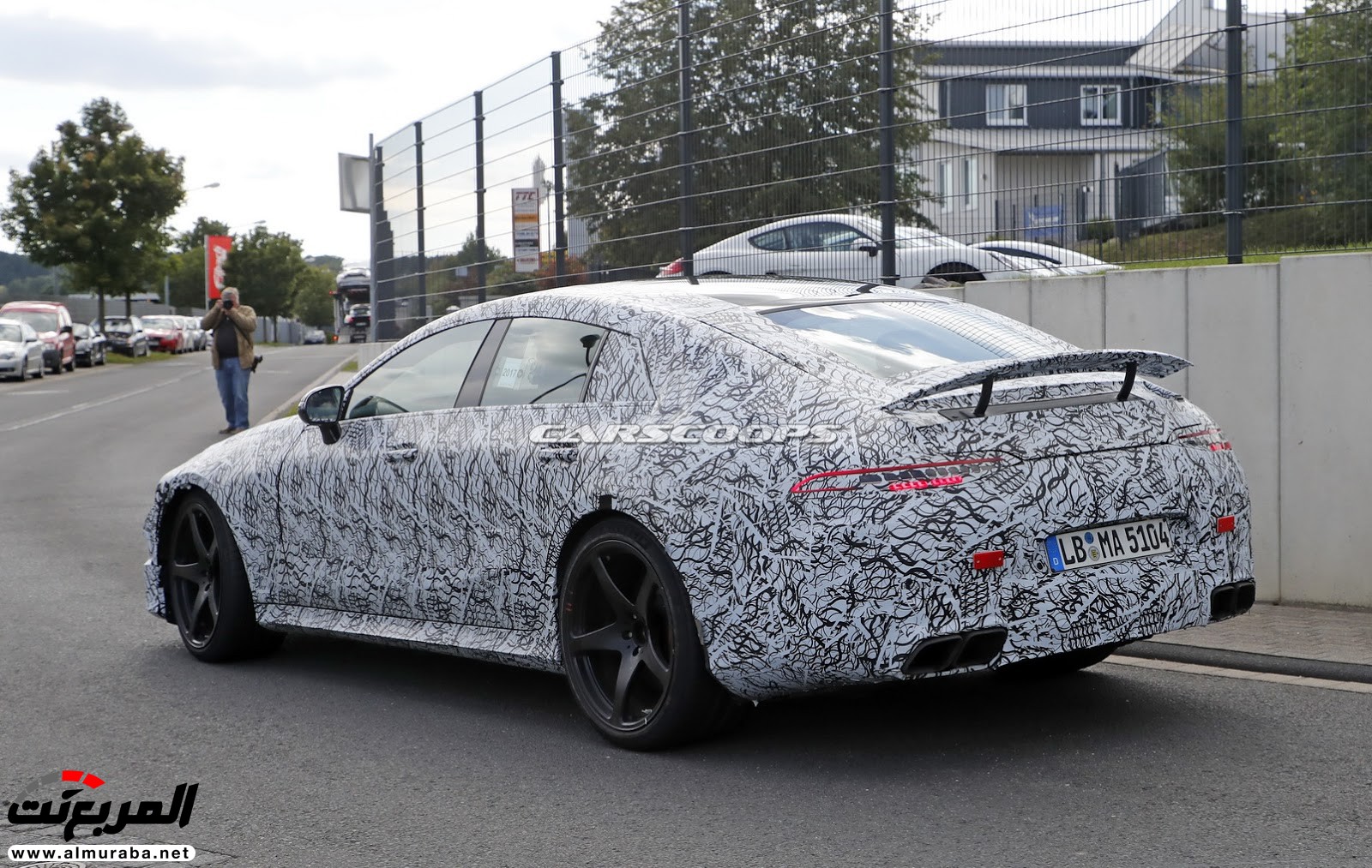 مرسيدس GT4 AMG تنكشف مقصورتها ومحركها أثناء اختبارها 13