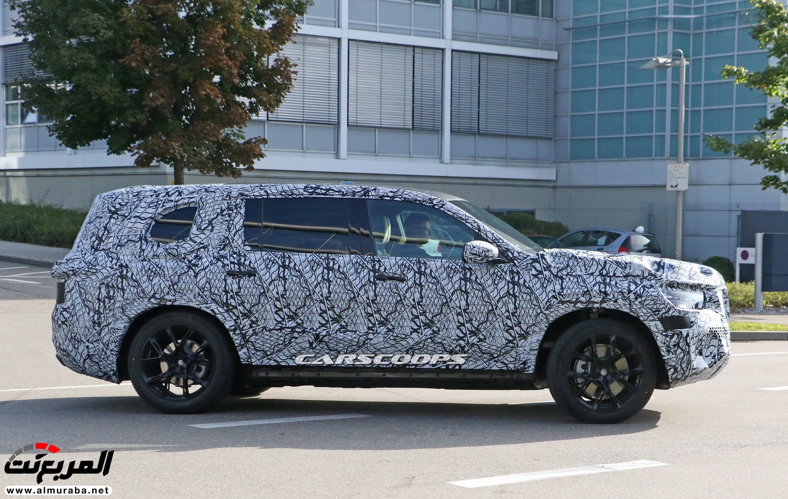 مرسيدس GLS القادمة 2019 ترصد لأول مرة أثناء اختبارها 6