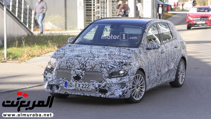 رصد مرسيدس B-Class 2019 أثناء اختبارها بالشكل الجديد + معلومات ومواصفات 15