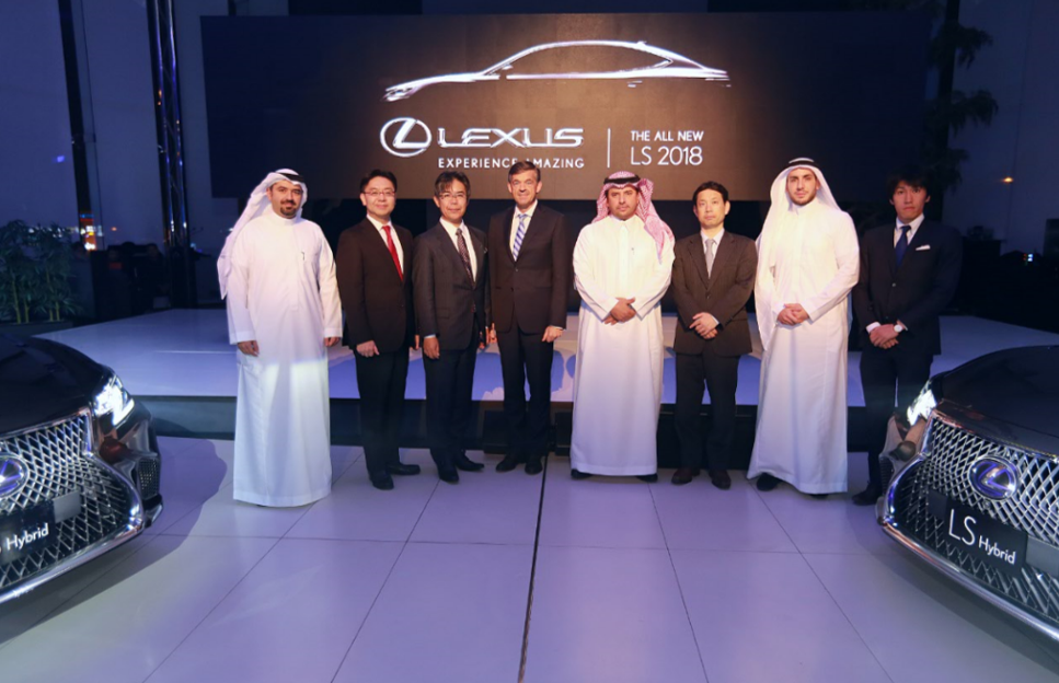 شركة عبد اللطيف جميل تحتفل بإطلاق الجيل الجديد من لكزس LS موديل 2018