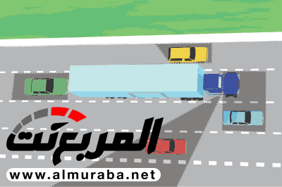 "بالصور" نصائح في تعلم طرق القيادة الآمنة بجوار الشاحنات 3