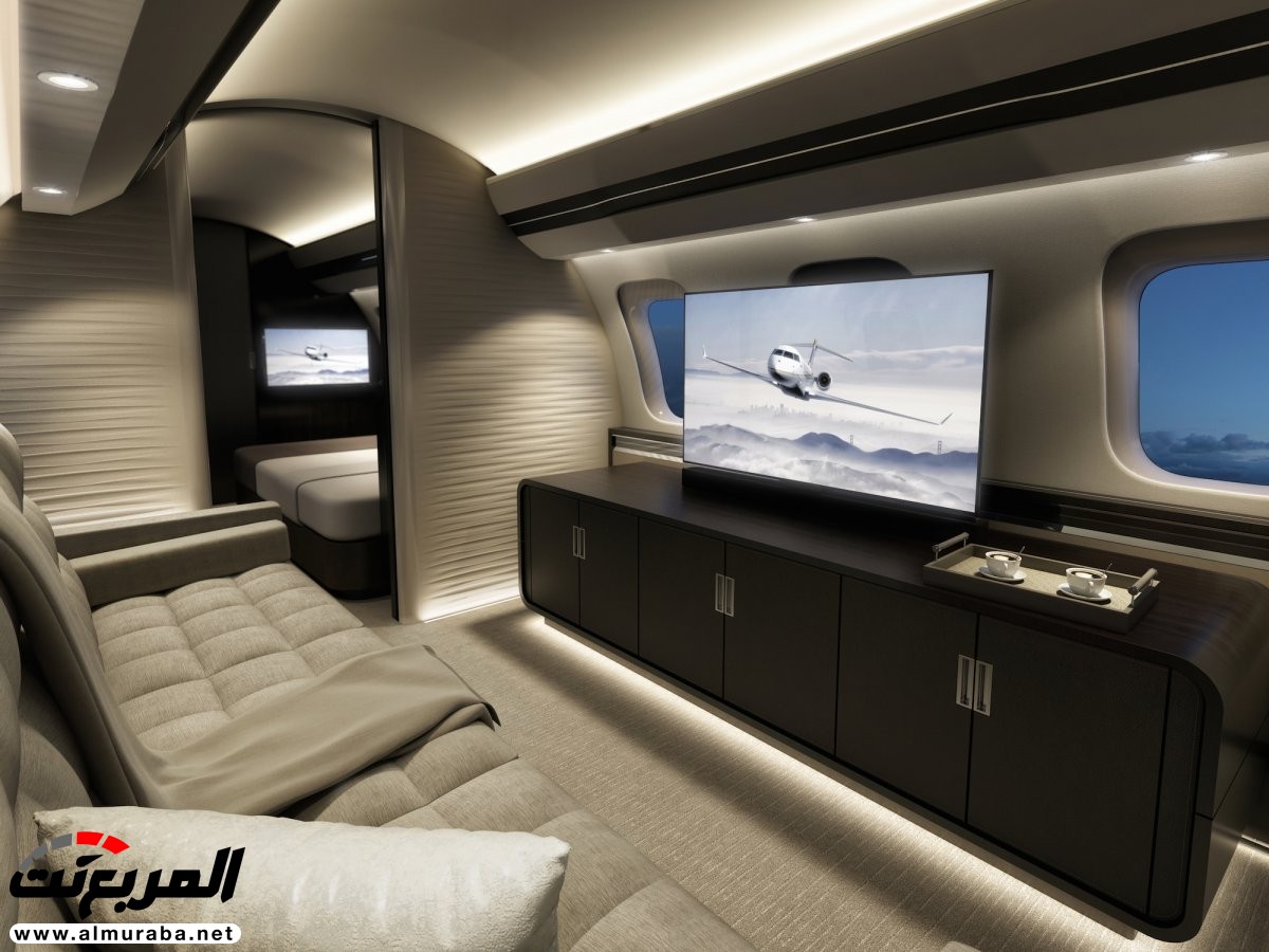 "بالصور" نظرة على أكثر الطائرات الخاصة فخامة وتطوراً وغلواً في العالم 9