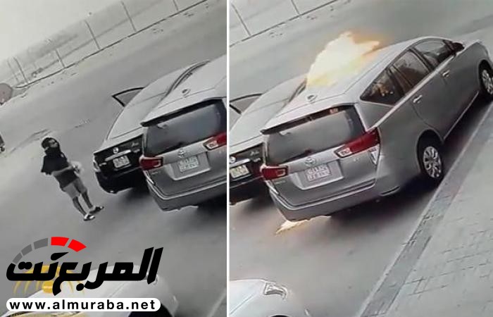 الشرطة تتوصل إلى هوية الشاب الذي أشعل النيران بسيارة الدمام الشرطة تتوصل إلى هوية الشاب الذي أشعل النيران بسيارة الدمام 1